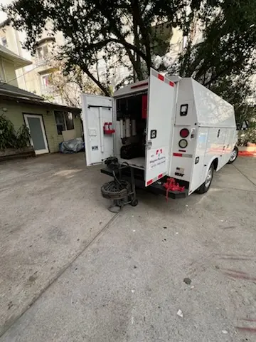 Magnet Plumbing service vehicle on-site for Water Heater Repair in Belleair Shores